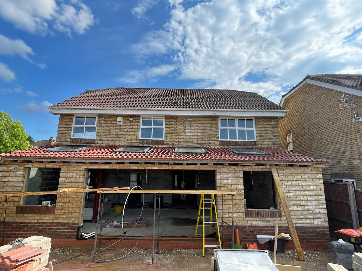 Two-storey rear extension